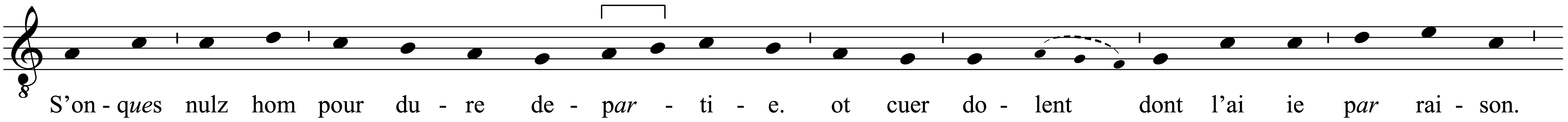 Work musical notation